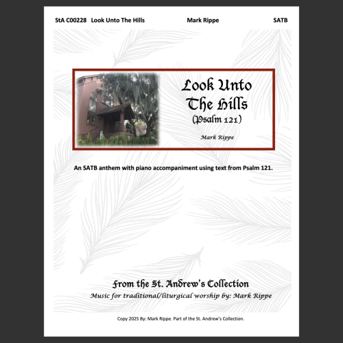 Look Unto The Hills - SATB (StA C00228)